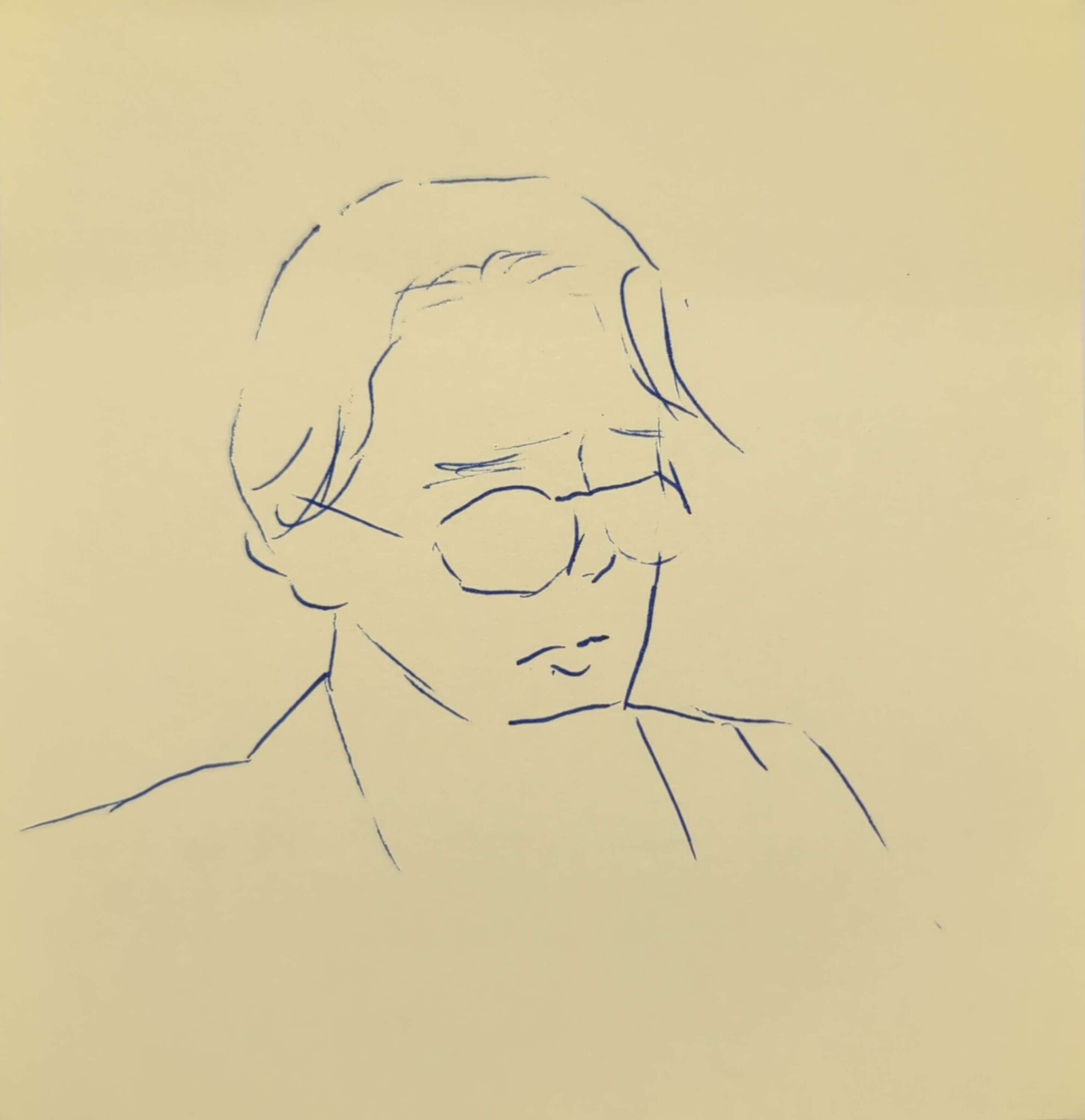 めがねの女性イラスト