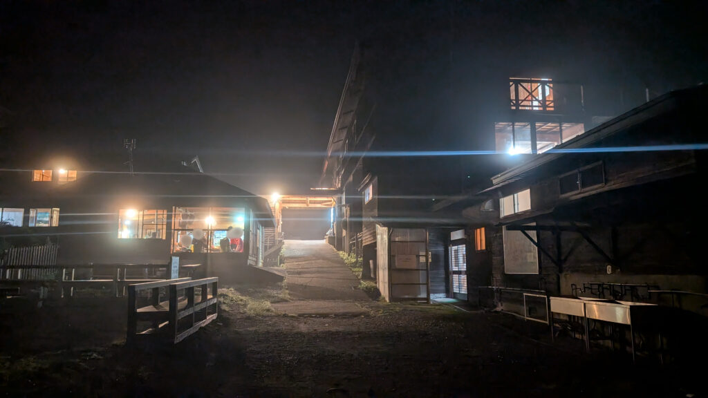 夜の法華院温泉