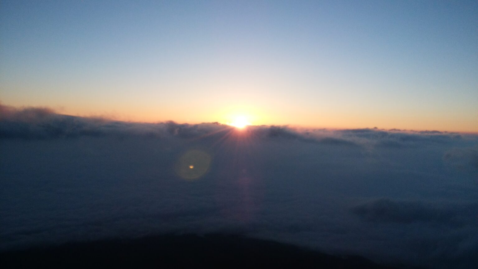 富士山のご来光