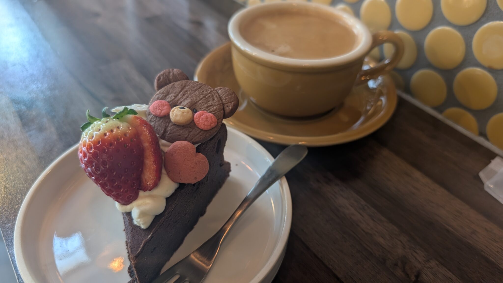 ケーキとコーヒー